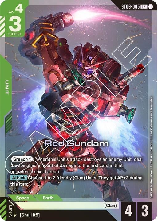 Image for Red Gundam (ST06-005) (Starter Deck 06: Clan Unity) (ST06) - Gundam Card Game