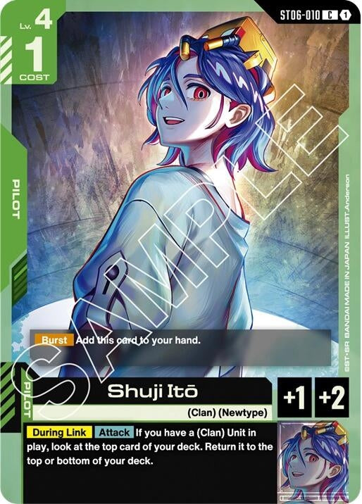 Image for Shuji Ito (ST06-010) (Starter Deck 06: Clan Unity) (ST06) - Gundam Card Game
