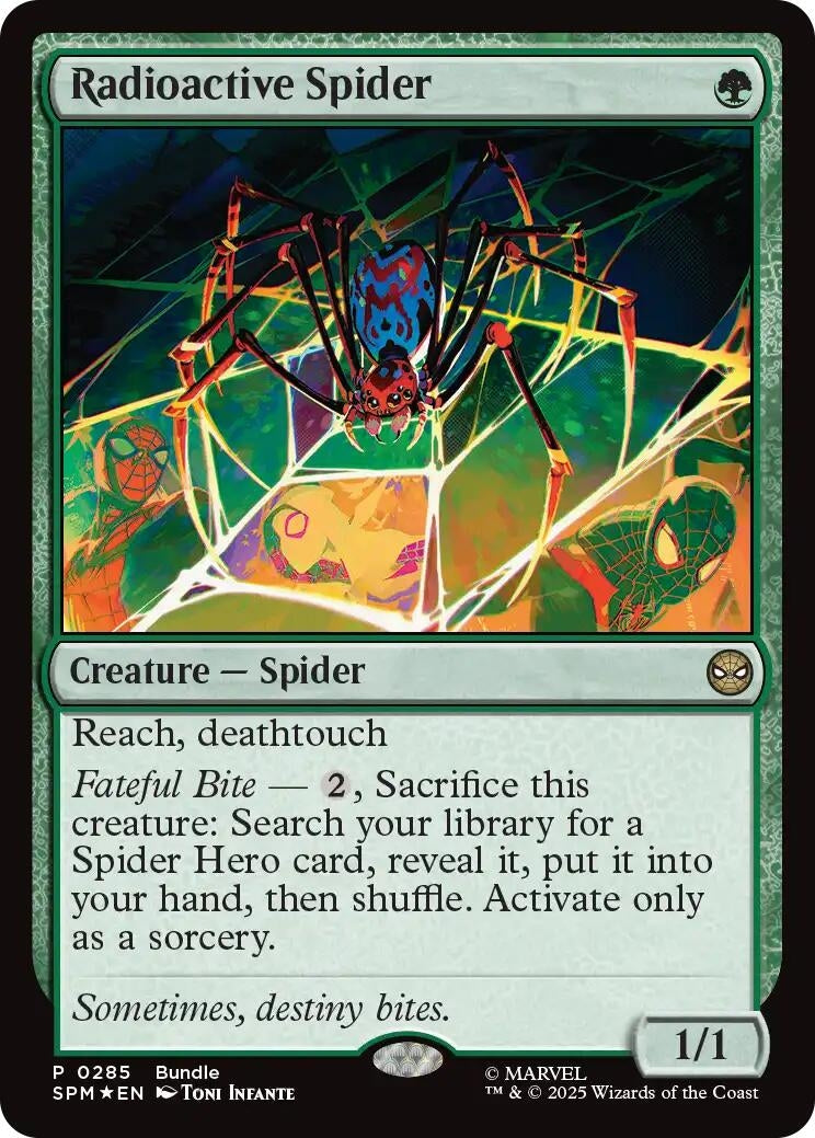 Radioactive Spider (285) (Unique and Miscellaneous Promos)