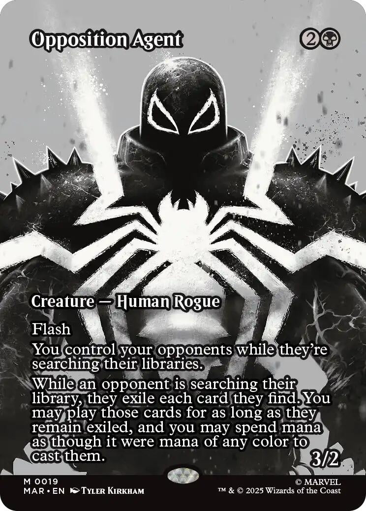 Opposition Agent (Borderless) (19) (Marvel Universe Eternal-Legal)