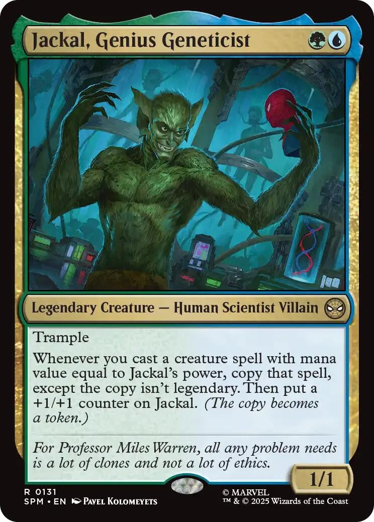 Jackal, Genius Geneticist (131) (Marvel's Spider-Man)