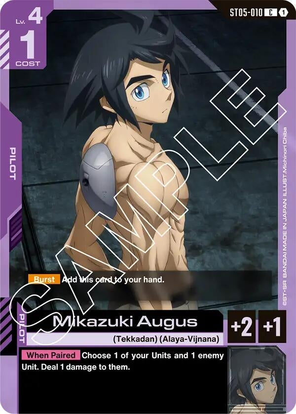Image for Mikazuki Augus (ST05-010) (Starter Deck 05: Iron Bloom) (ST05) - Gundam Card Game