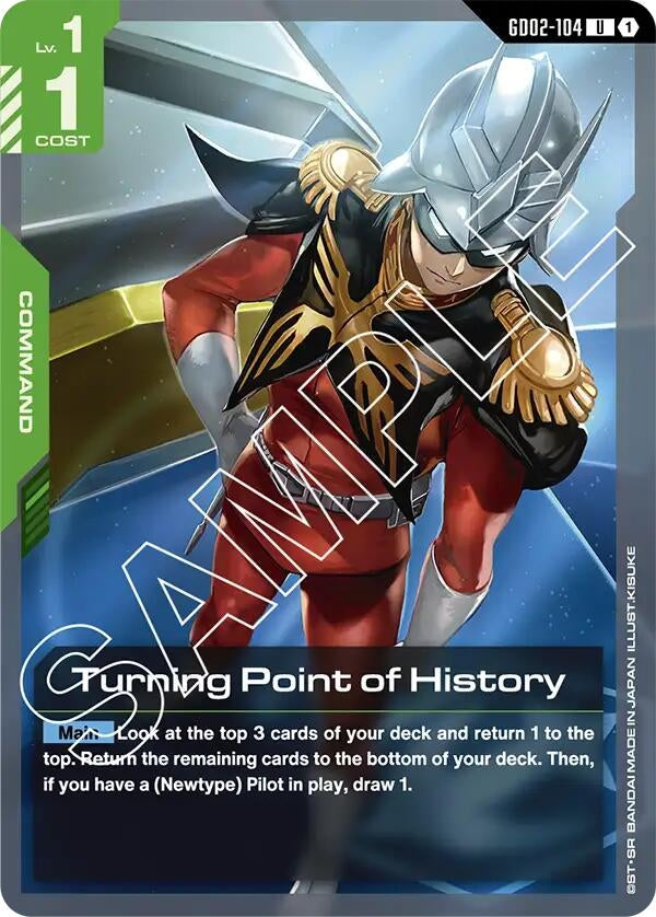Image for Turning Point of History (GD02-104) (Dual Impact) (GD02) - Gundam Card Game