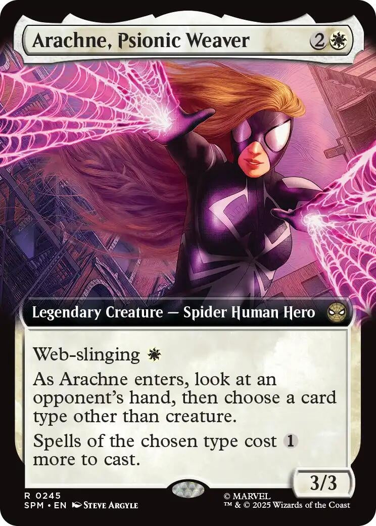 Arachne, Psionic Weaver (Extended Art) (245) (Marvel's Spider-Man)