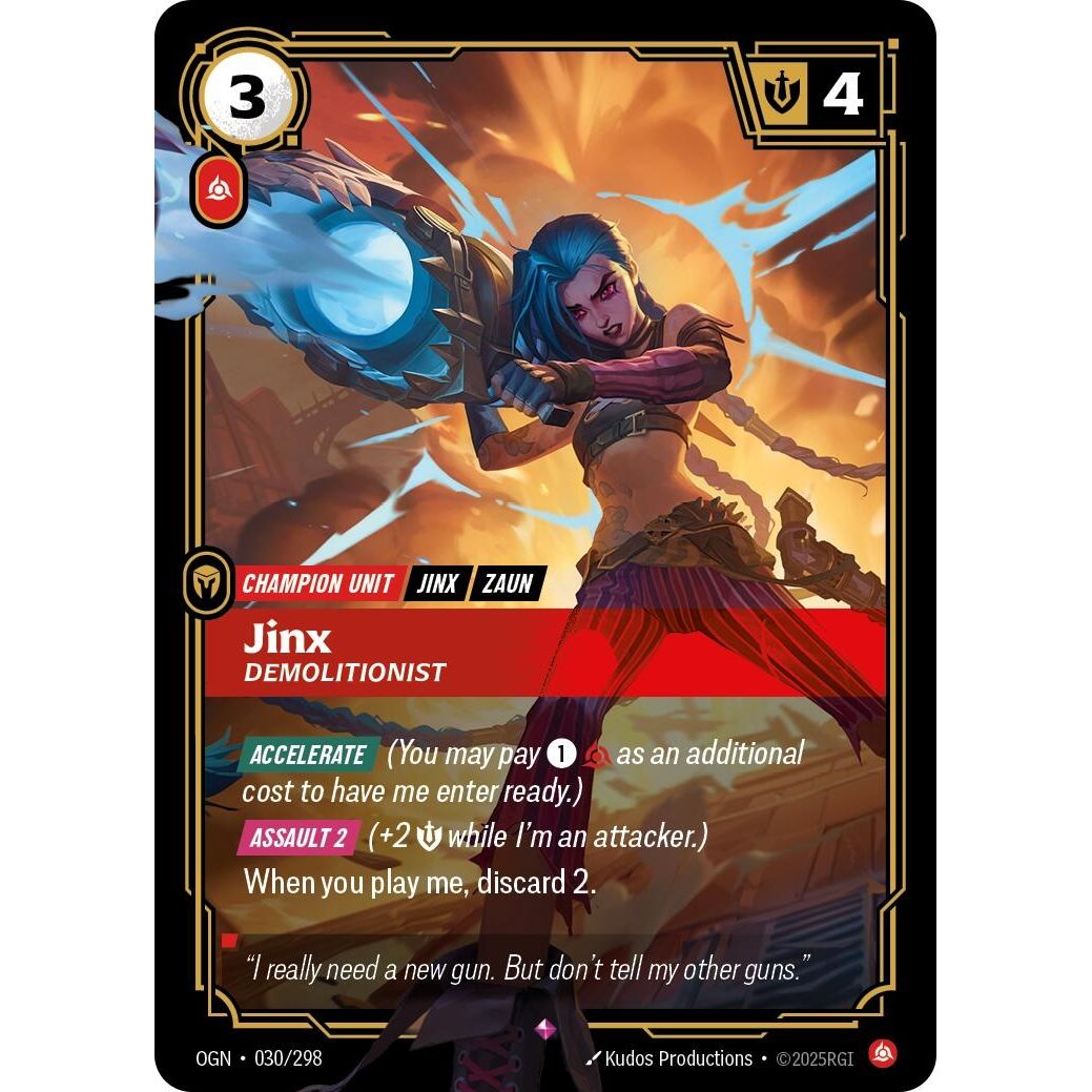 Jinx - Demolitionist (030/298) (Origins) - PokeBox USA