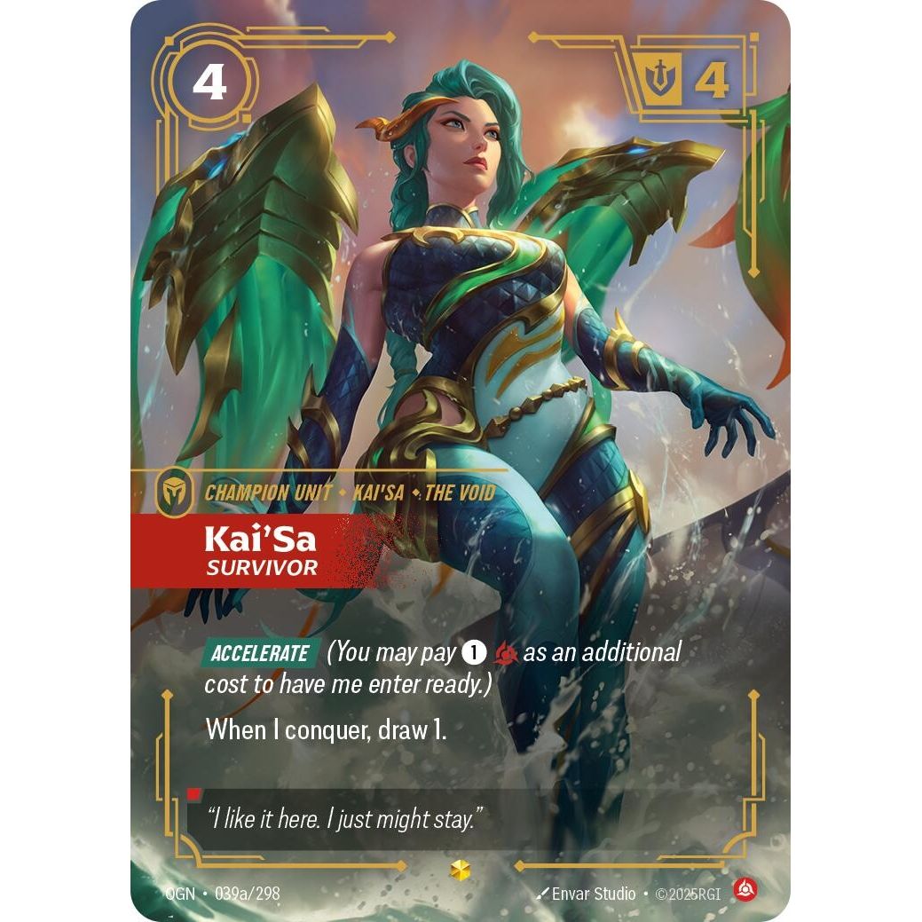 Kai'Sa - Survivor (Alternate Art) (039a/298) (Origins) - PokeBox USA