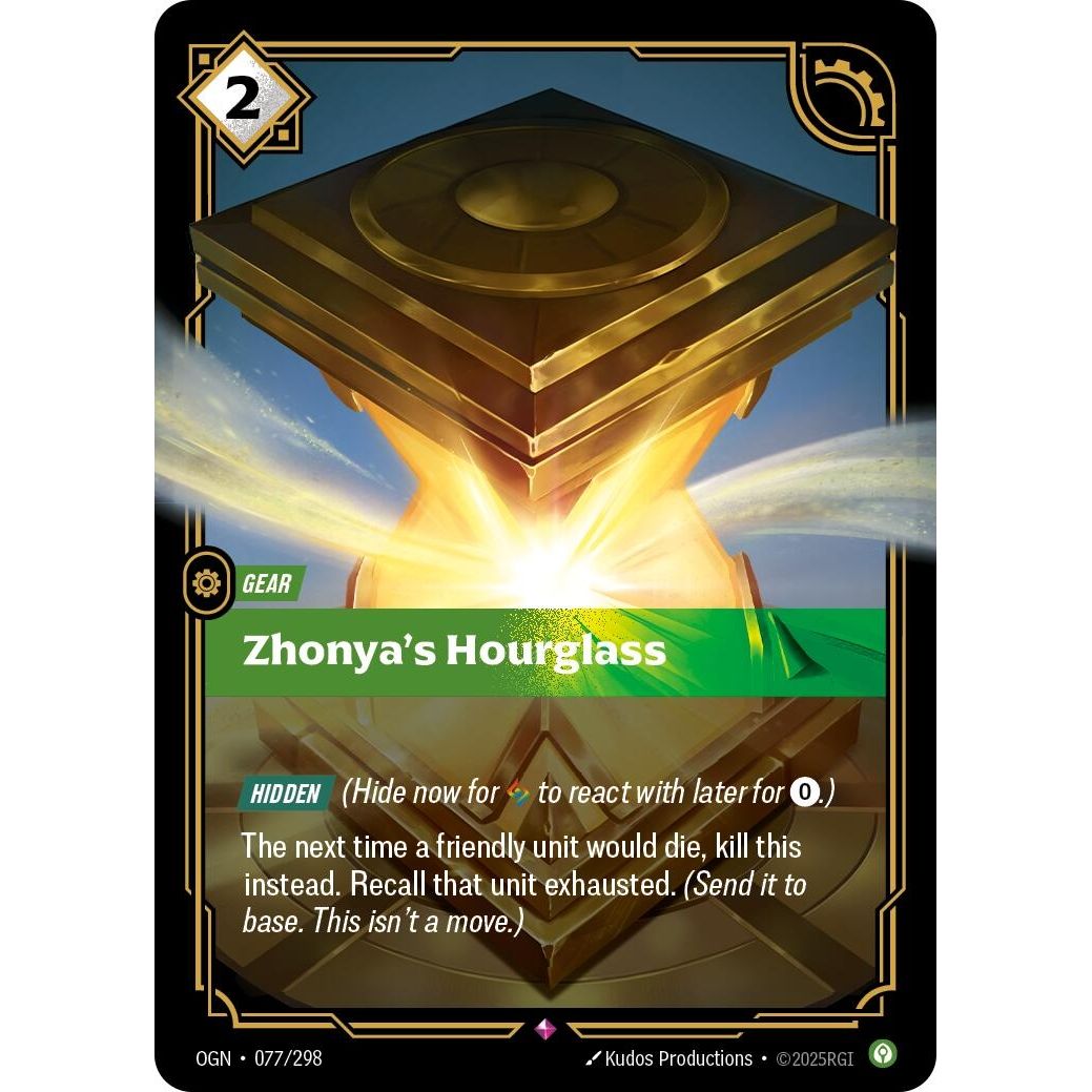 Zhonya's Hourglass (077/298) (Origins) - PokeBox USA