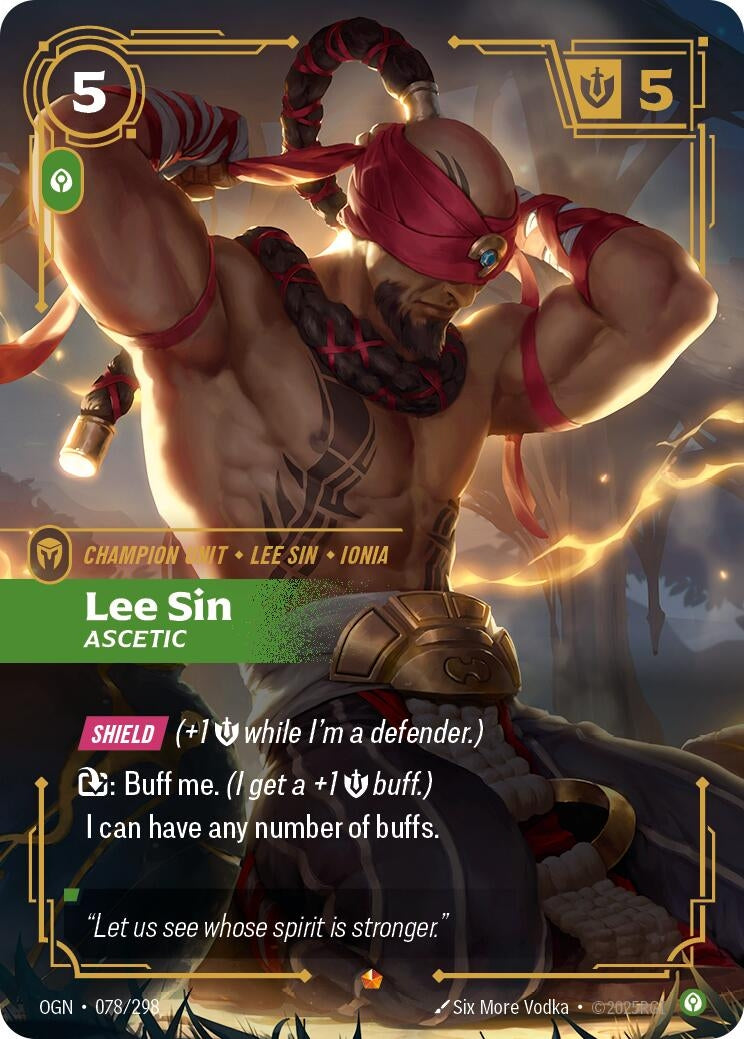 Lee Sin - Ascetic (078/298) (Origins) - PokeBox USA