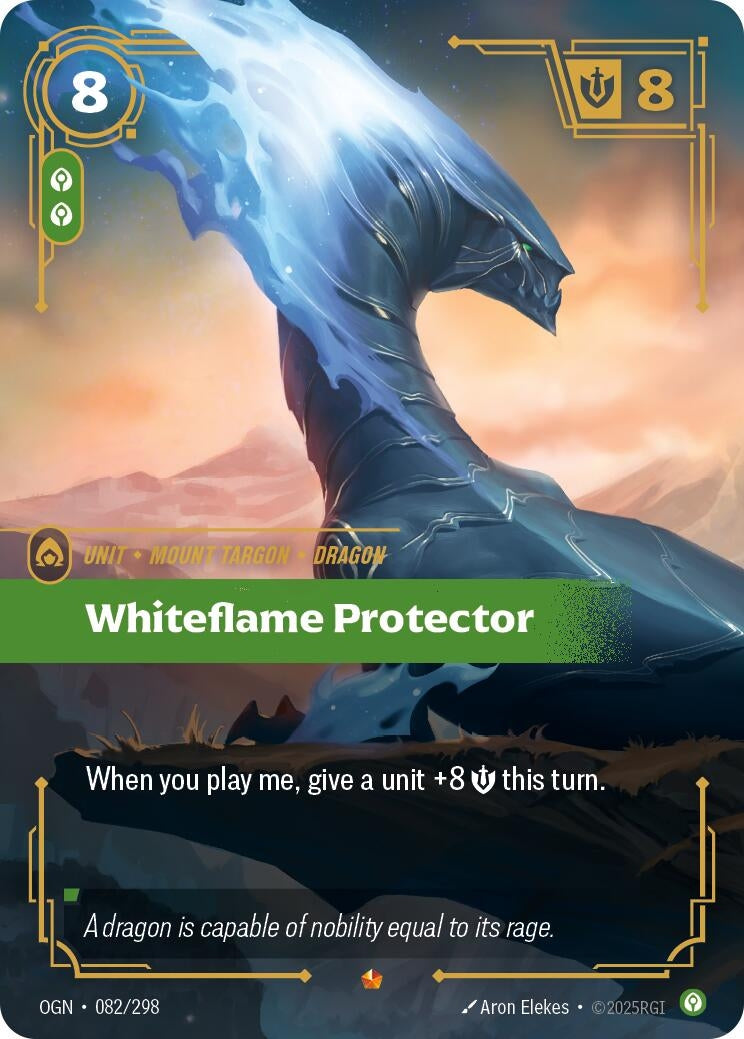 Whiteflame Protector (082/298) (Origins) - PokeBox USA
