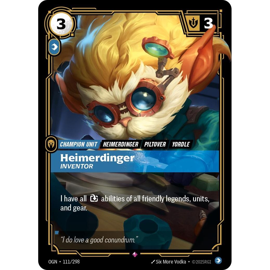 Heimerdinger - Inventor (111/298) (Origins) - PokeBox USA