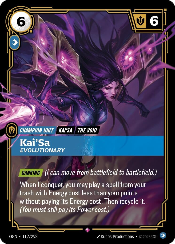 Kai'Sa - Evolutionary (112/298) (Origins) - PokeBox USA