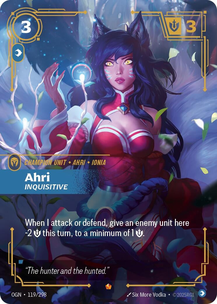 Ahri - Inquisitive (119/298) (Origins) - PokeBox USA