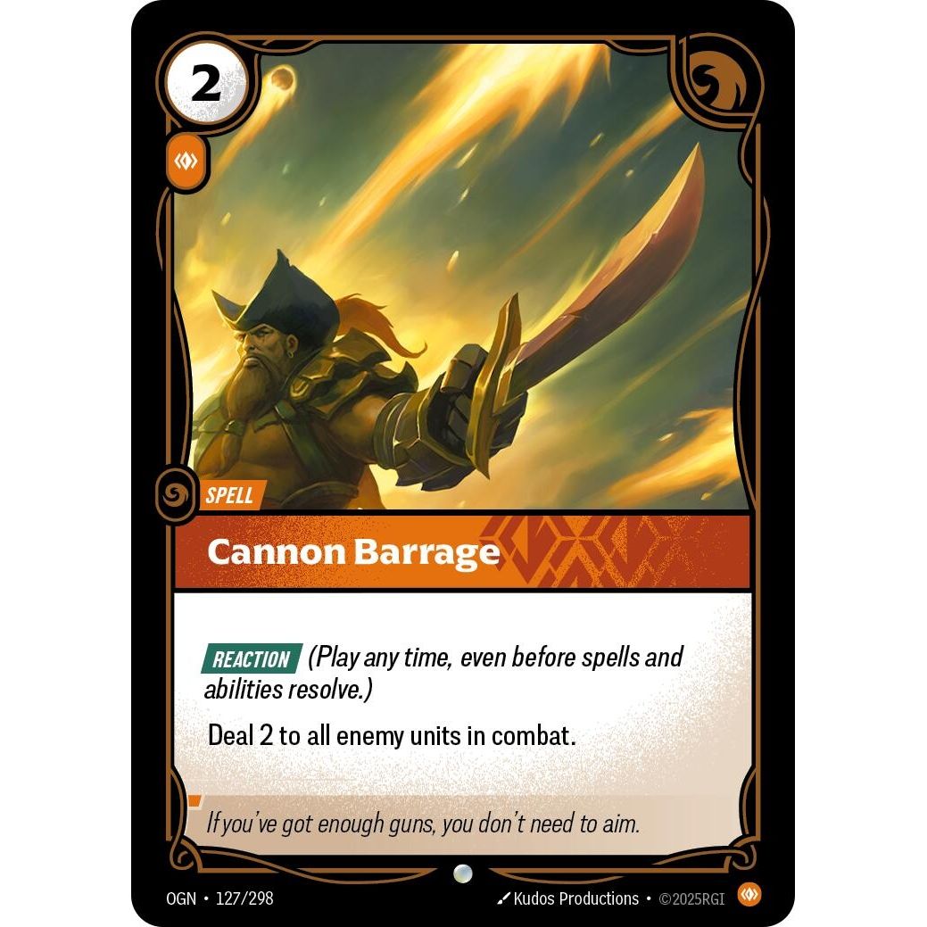 Cannon Barrage (127/298) (Origins) - PokeBox USA