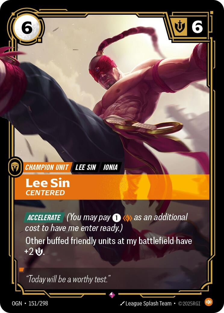 Lee Sin - Centered (151/298) (Origins) - PokeBox USA