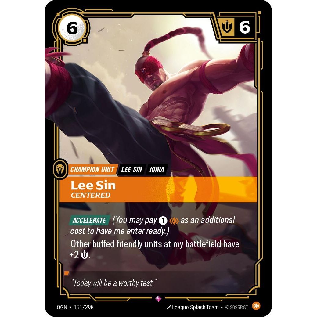 Lee Sin - Centered (151/298) (Origins) - PokeBox USA