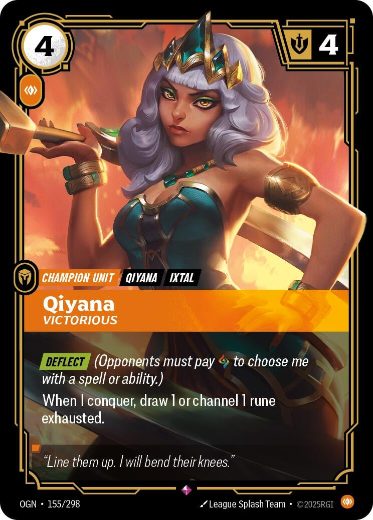 Qiyana - Victorious (155/298) (Origins) - PokeBox USA