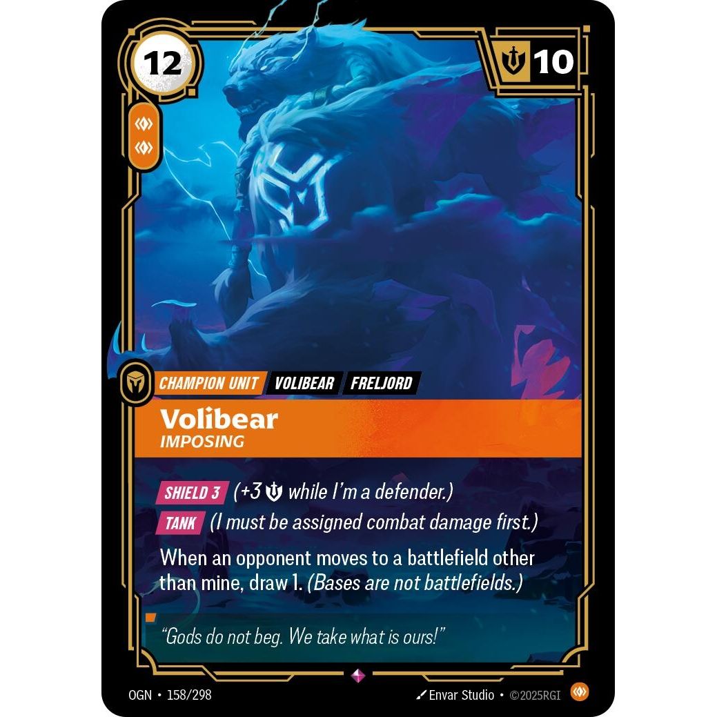 Volibear - Imposing (158/298) (Origins) - PokeBox USA