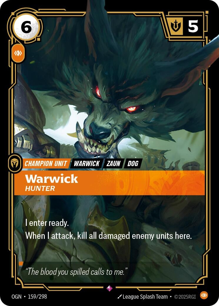 Warwick - Hunter (159/298) (Origins) - PokeBox USA