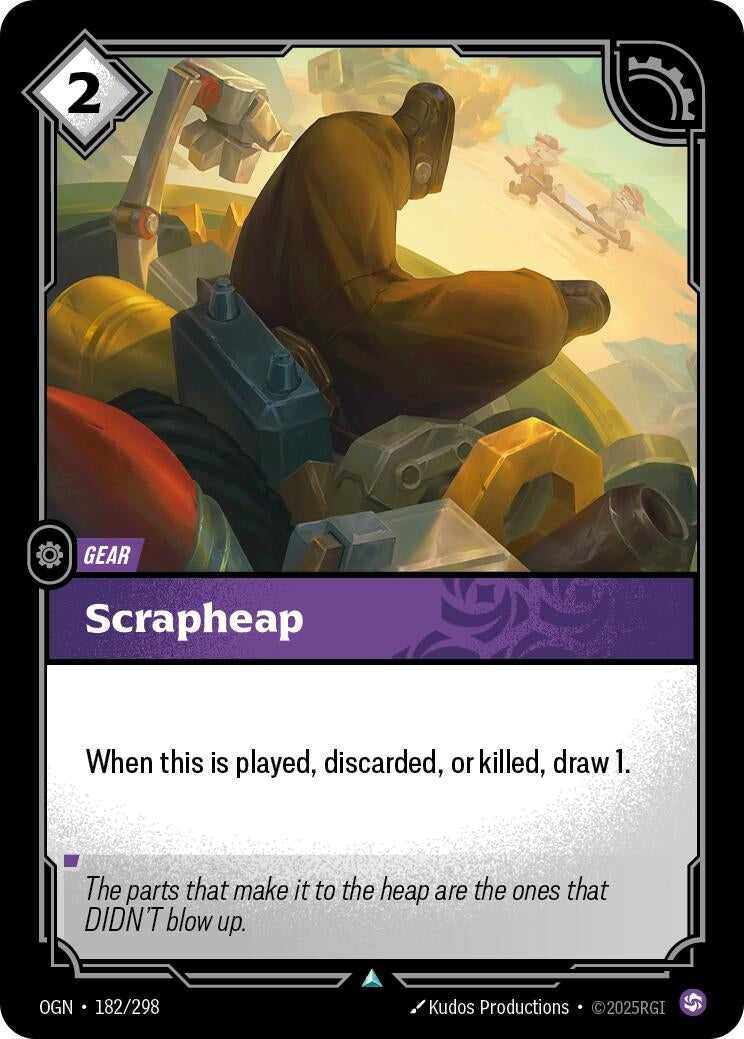 Image for Scrapheap (182/298) (Origins) (OGN) - Riftbound: League of Legends Trading Card Game
