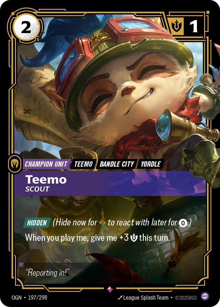 Teemo - Scout (197/298) (Origins) - PokeBox USA