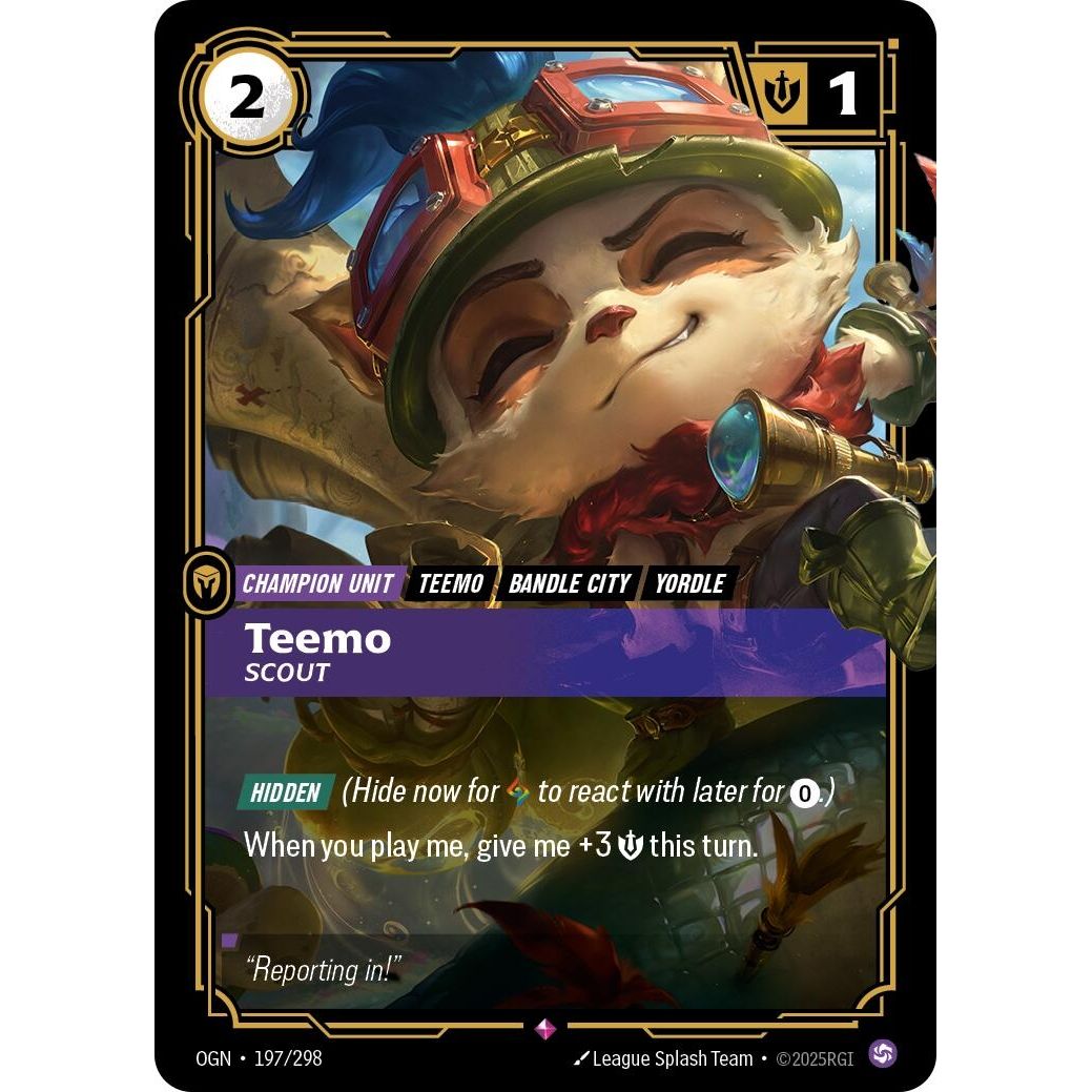 Teemo - Scout (197/298) (Origins) - PokeBox USA