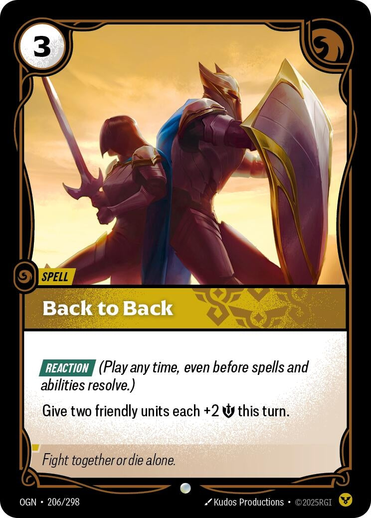 Back to Back (206/298) (Origins) - PokeBox USA