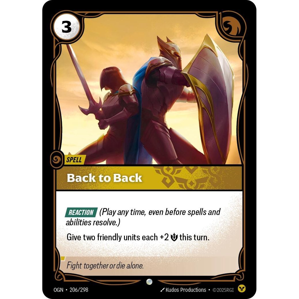 Back to Back (206/298) (Origins) - PokeBox USA
