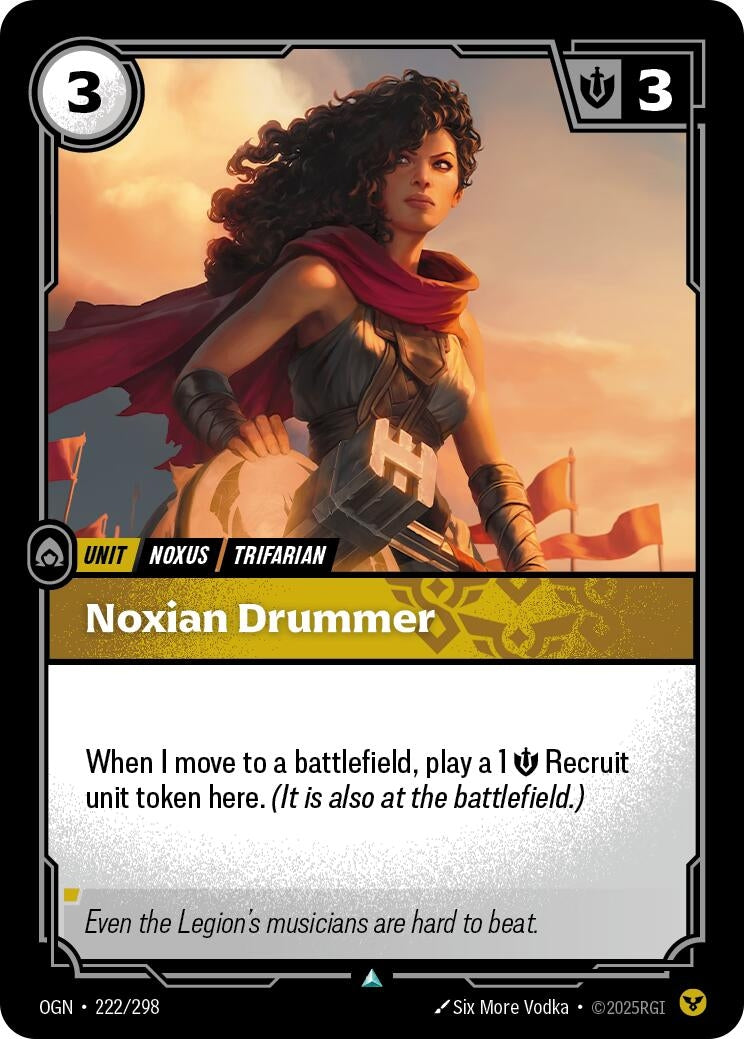 Noxian Drummer (222/298) (Origins) - PokeBox USA