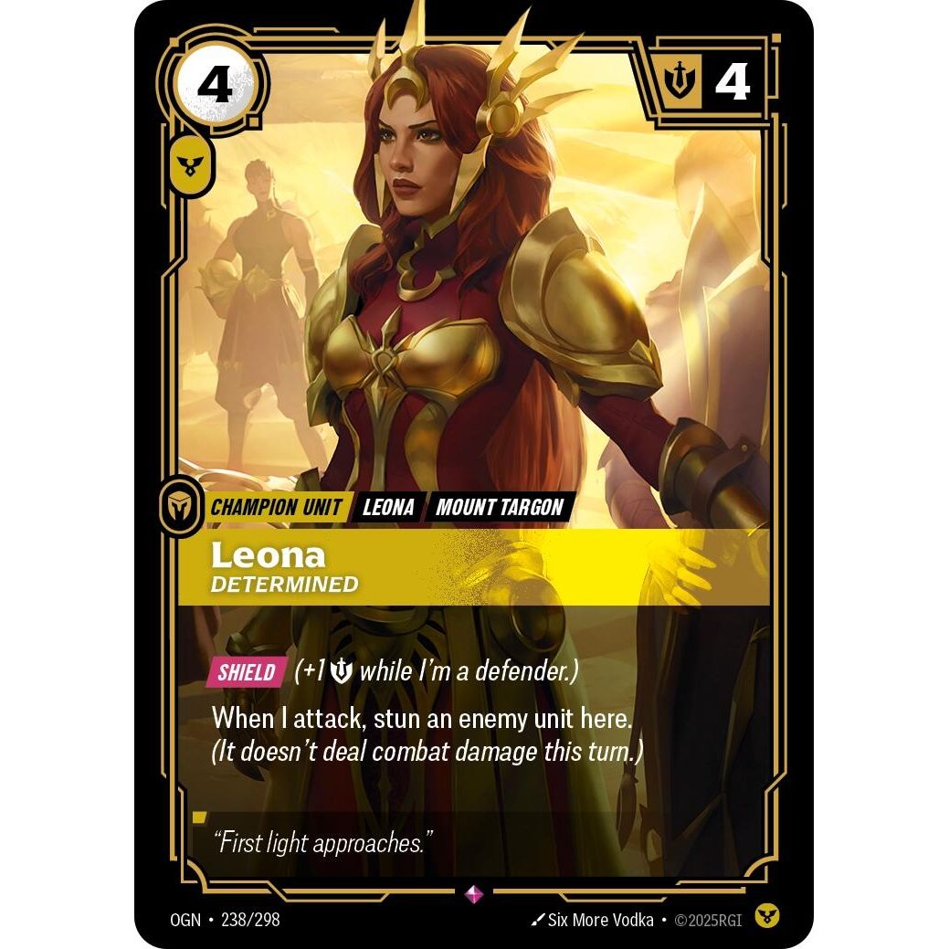 Leona - Determined (238/298) (Origins) - PokeBox USA