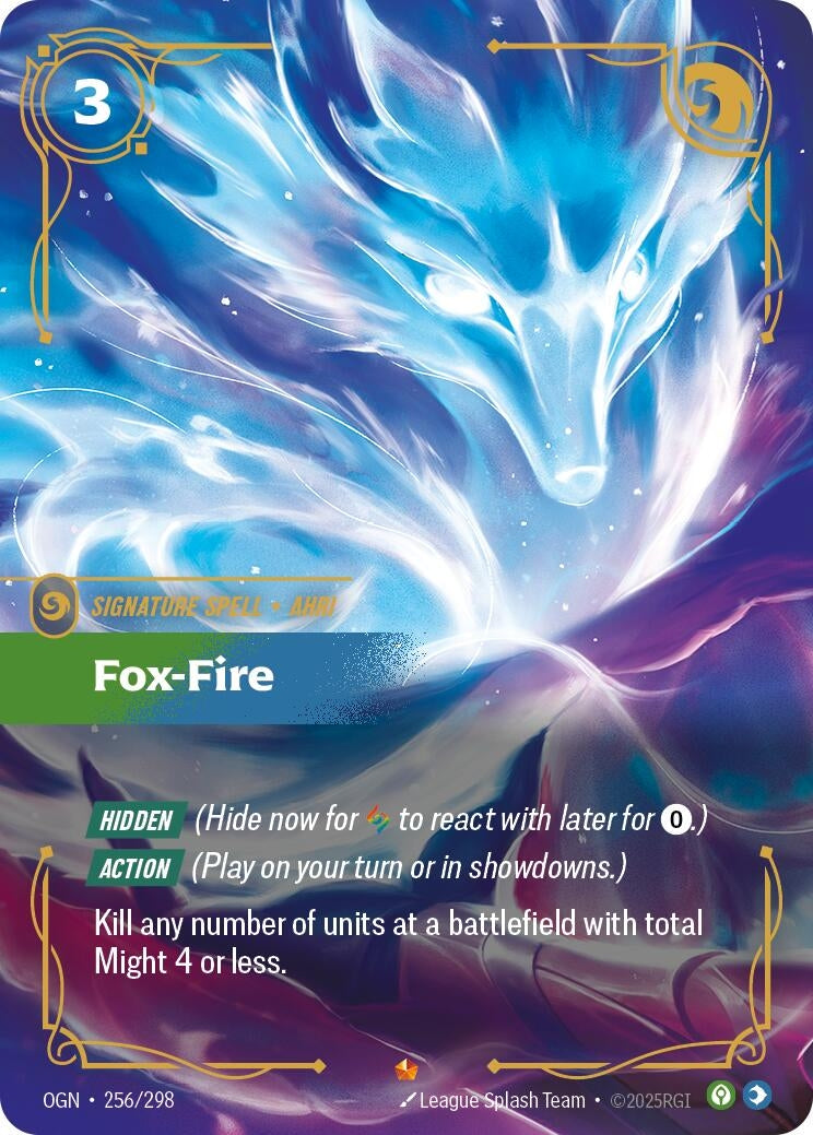 Image for Fox-Fire (256/298) (Origins) (OGN) - Riftbound: League of Legends Trading Card Game