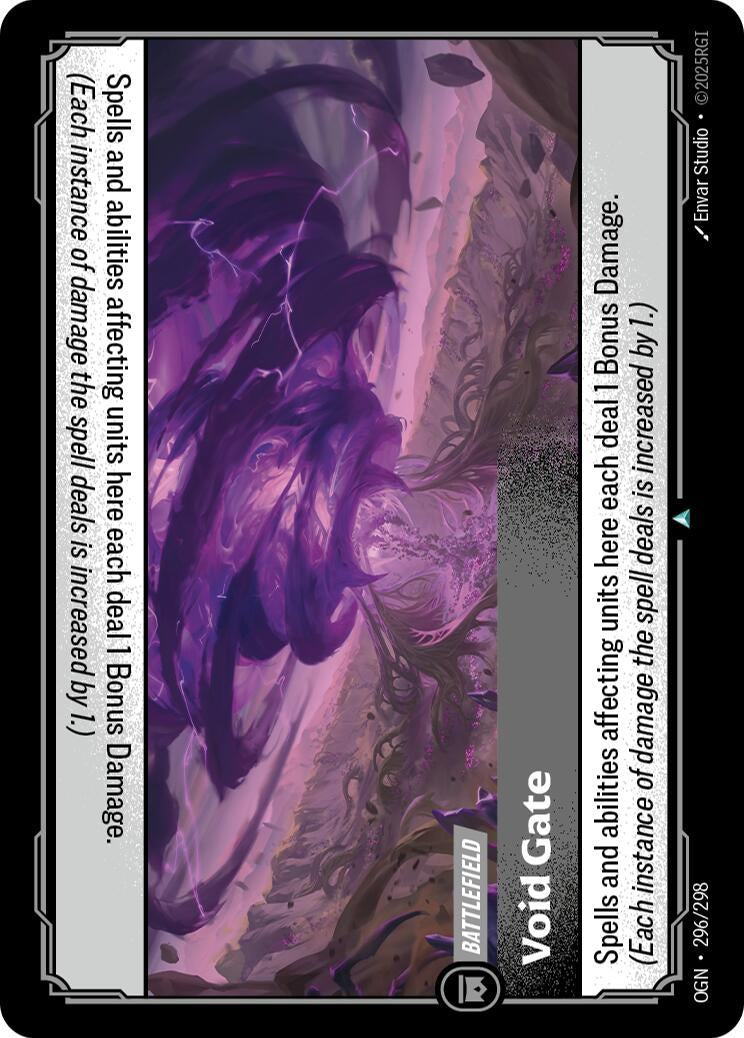 Image for Void Gate (296/298) (Origins) (OGN) - Riftbound: League of Legends Trading Card Game