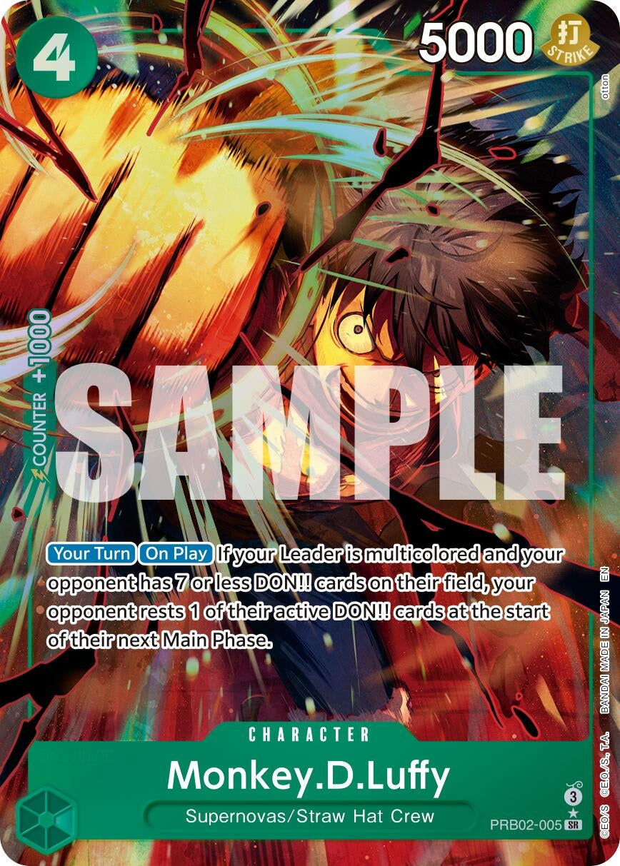 Image for Monkey.D.Luffy - PRB02-005 (Alternate Art) (PRB02-005) (Premium Booster -The Best- Vol. 2) (PRB-02) - One Piece Card Game