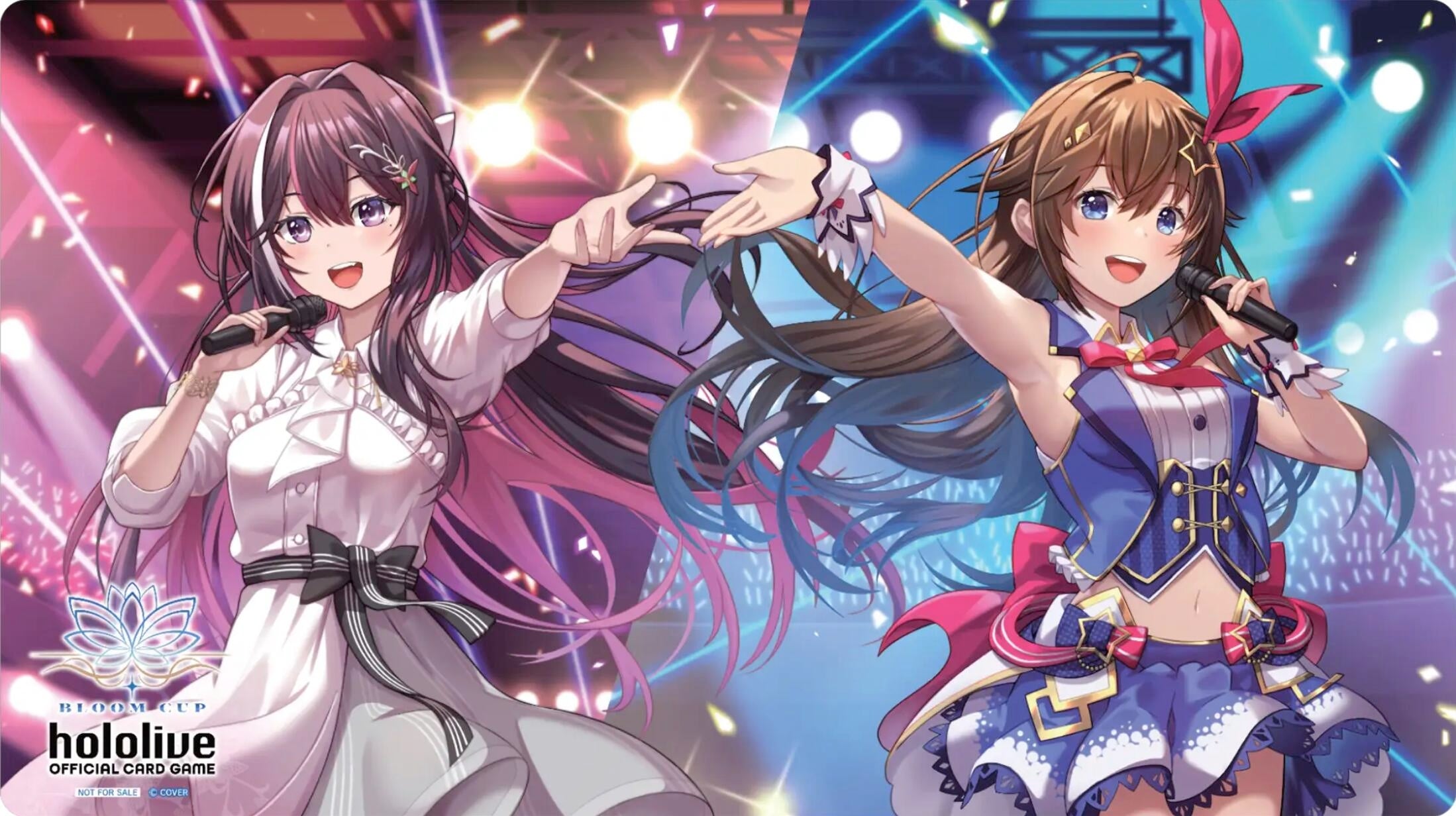 Image for Bushiroad Rubber Mat Hololive Bloom Cup Champion Playmat (Sora and AZKi) - Playmats
