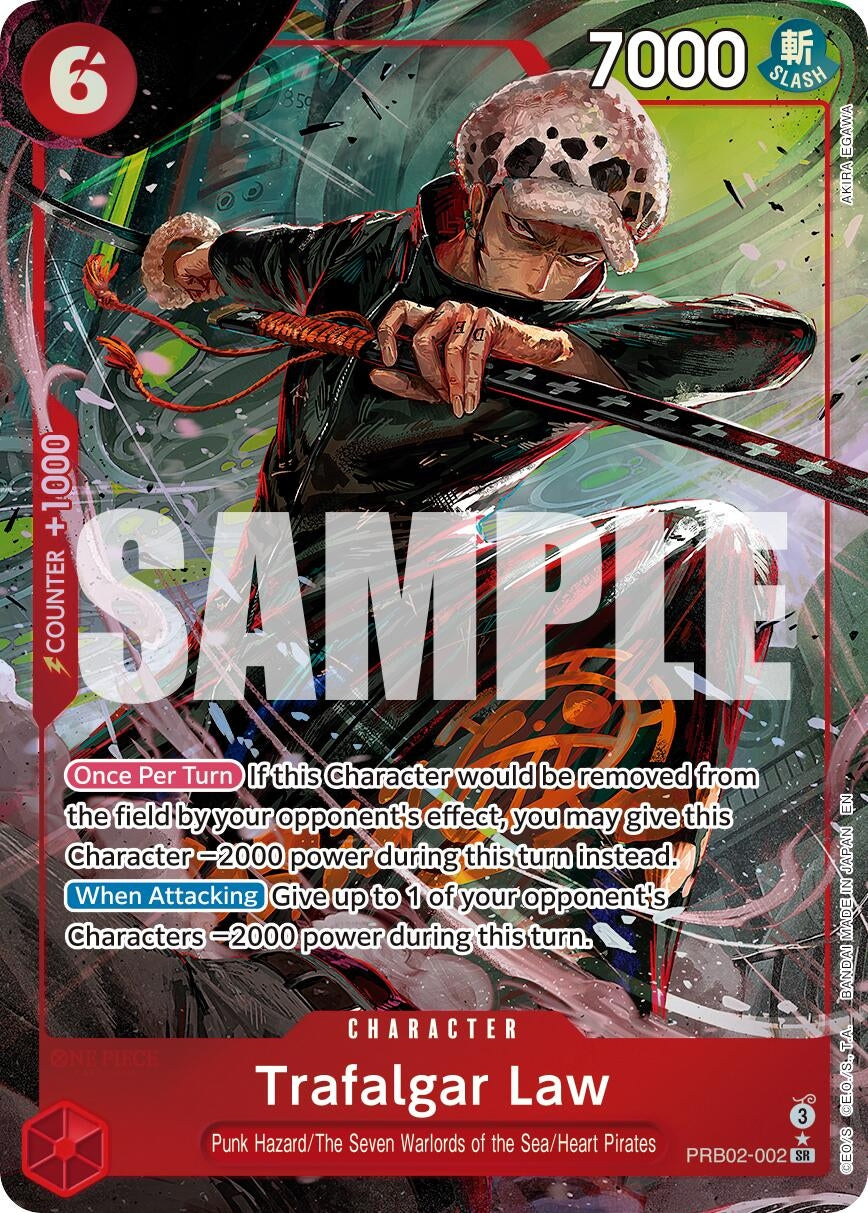 Image for Trafalgar Law - PRB02-002 (Alternate Art) (PRB02-002) (Premium Booster -The Best- Vol. 2) (PRB-02) - One Piece Card Game