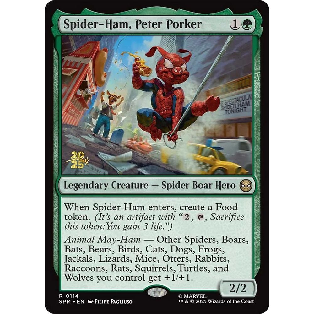 Spider-Ham, Peter Porker (114) (Prerelease Cards) - PokeBox USA