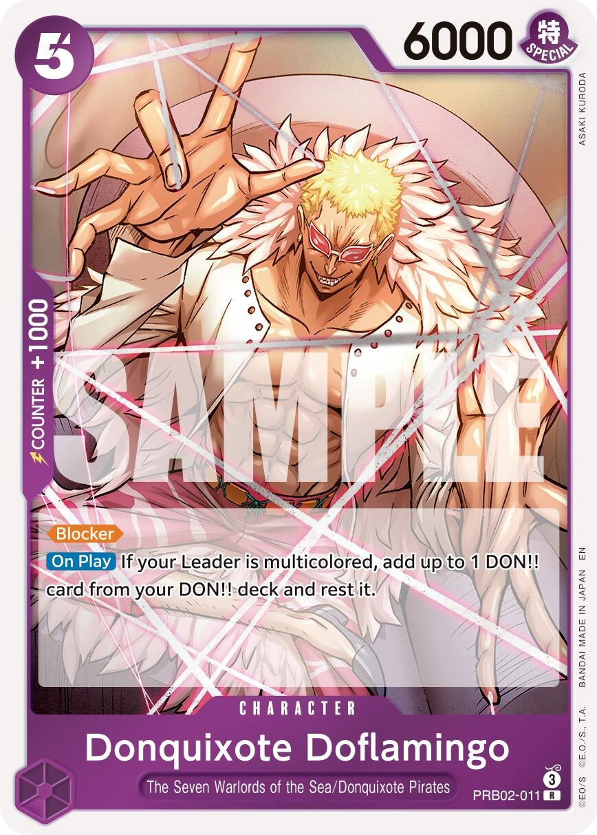Image for Donquixote Doflamingo (PRB02-011) (Premium Booster -The Best- Vol. 2) (PRB-02) - One Piece Card Game