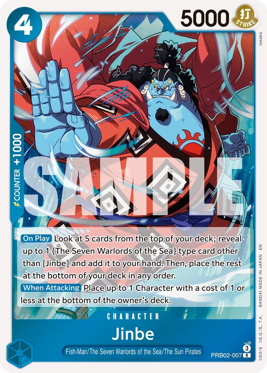 Image for Jinbe - PRB02-007 (PRB02-007) (Premium Booster -The Best- Vol. 2) (PRB-02) - One Piece Card Game