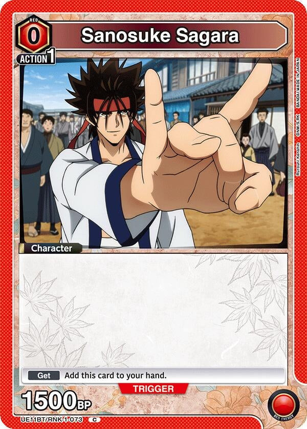 Image for Sanosuke Sagara (073) (UE11BT/RNK-1-073) (UE11BT: Rurouni Kenshin) (UE11BT) - Union Arena