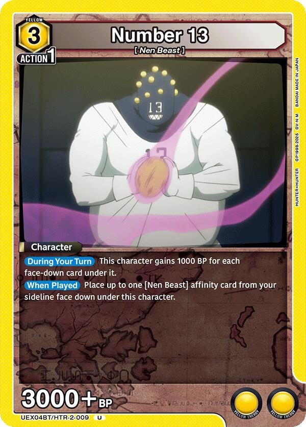 Image for Number 13 (UEX04BT/HTR-2-009) (UEX04BT: HUNTER X HUNTER Vol.2) (UEX04BT) - Union Arena