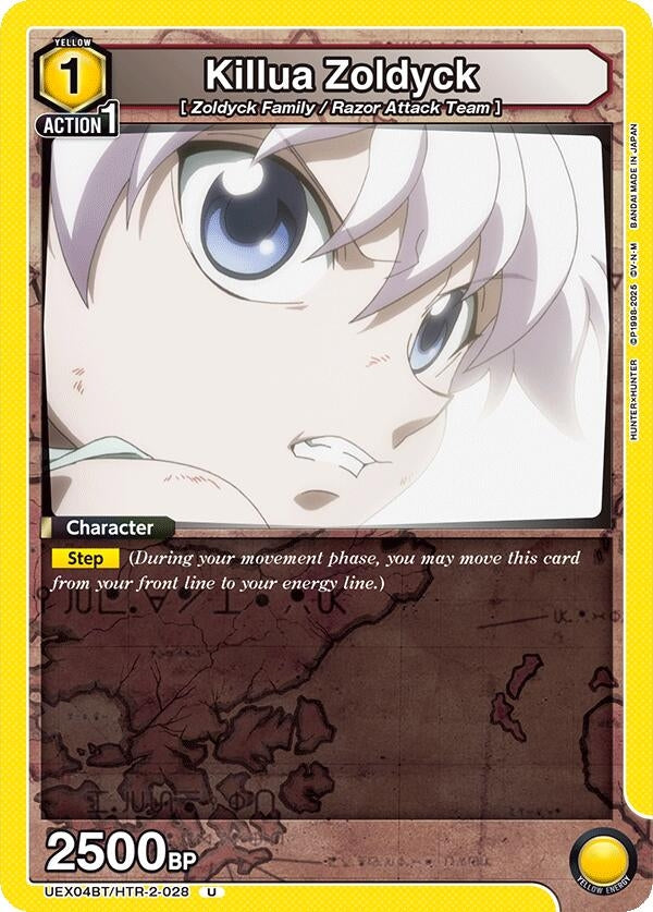Image for Killua Zoldyck (028) (UEX04BT/HTR-2-028) (UEX04BT: HUNTER X HUNTER Vol.2) (UEX04BT) - Union Arena