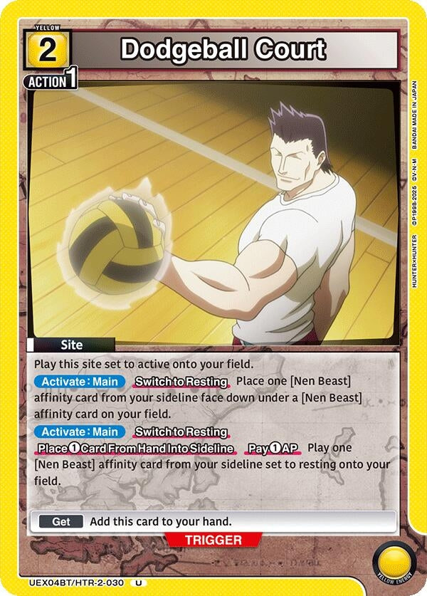 Image for Dodgeball Court (UEX04BT/HTR-2-030) (UEX04BT: HUNTER X HUNTER Vol.2) (UEX04BT) - Union Arena