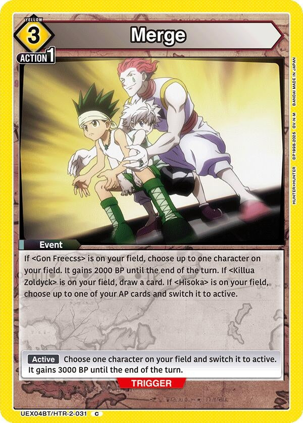 Image for Merge (UEX04BT/HTR-2-031) (UEX04BT: HUNTER X HUNTER Vol.2) (UEX04BT) - Union Arena