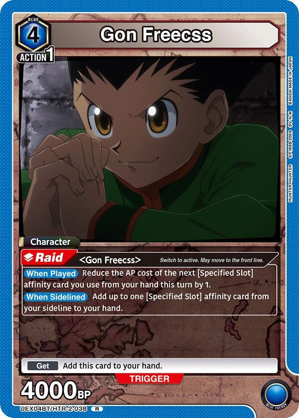 Image for Gon Freecss (038) (UEX04BT/HTR-2-038) (UEX04BT: HUNTER X HUNTER Vol.2) (UEX04BT) - Union Arena