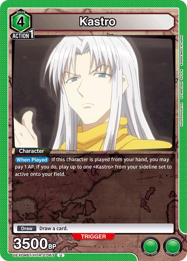Image for Kastro (UEX04BT/HTR-2-063) (UEX04BT: HUNTER X HUNTER Vol.2) (UEX04BT) - Union Arena