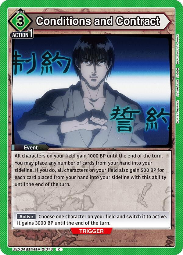 Image for Conditions and Contract (UEX04BT/HTR-2-073) (UEX04BT: HUNTER X HUNTER Vol.2) (UEX04BT) - Union Arena