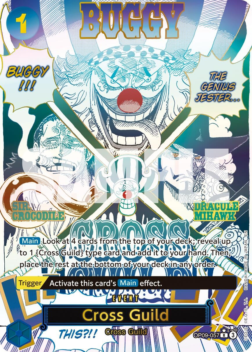 Image for Cross Guild (Alternate Art) (OP09-057) (Premium Booster -The Best- Vol. 2) (PRB-02) - One Piece Card Game