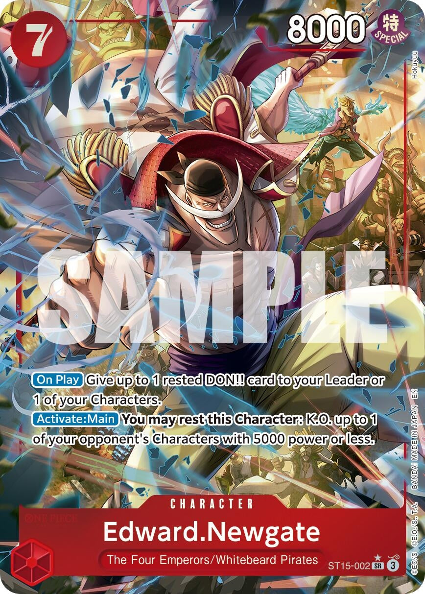 Image for Edward.Newgate - ST15-002 (Alternate Art) (ST15-002) (Premium Booster -The Best- Vol. 2) (PRB-02) - One Piece Card Game