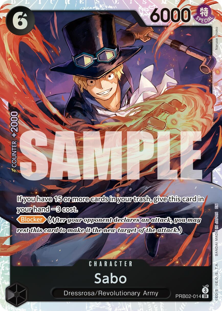 Image for Sabo - PRB02-014 (PRB02-014) (Premium Booster -The Best- Vol. 2) (PRB-02) - One Piece Card Game