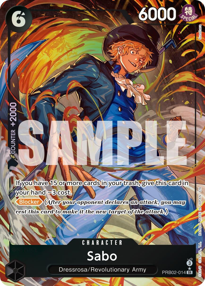 Image for Sabo - PRB02-014 (Alternate Art) (PRB02-014) (Premium Booster -The Best- Vol. 2) (PRB-02) - One Piece Card Game