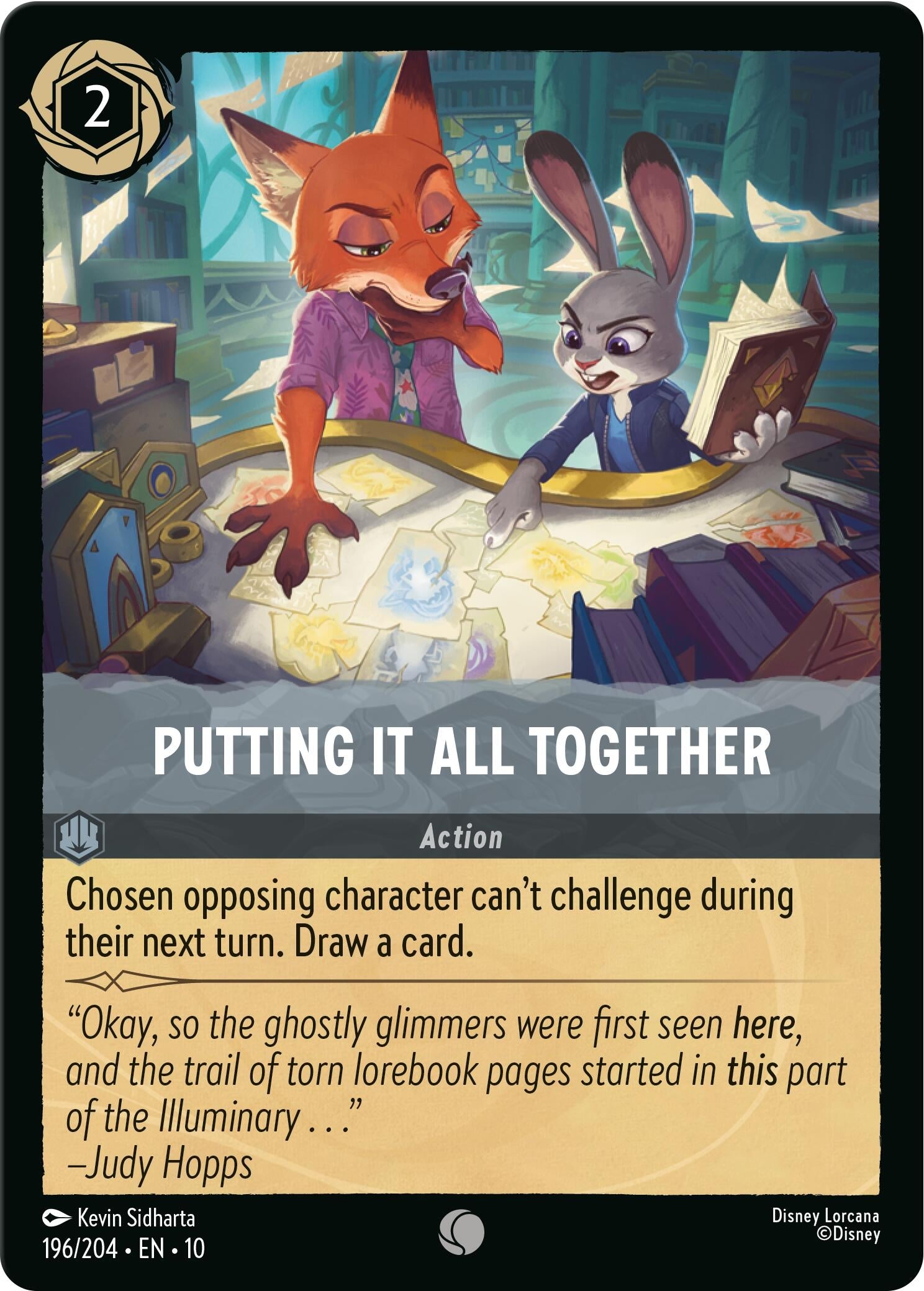 Image for Putting It All Together (196/204) (Whispers in the Well) (10) - Disney Lorcana